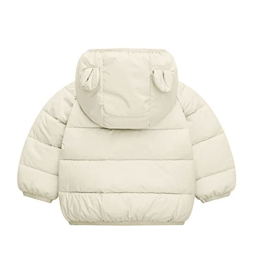 Toddler Boys Girls Winter Windproof Cartoon Panda Prints Bear Ears Hooded Coat Jacket Jacket Lightweight Coat Clothing2