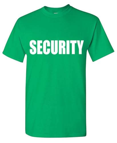 Security Shirts For Men Guard Event Staff Uniform T-Shirt 3XL Irish
