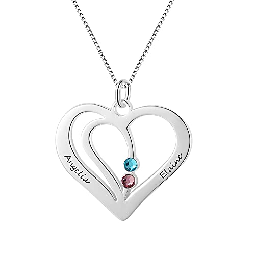 Colliers 925 pendentifs coeur : le cadeau gravé parfait pour femme