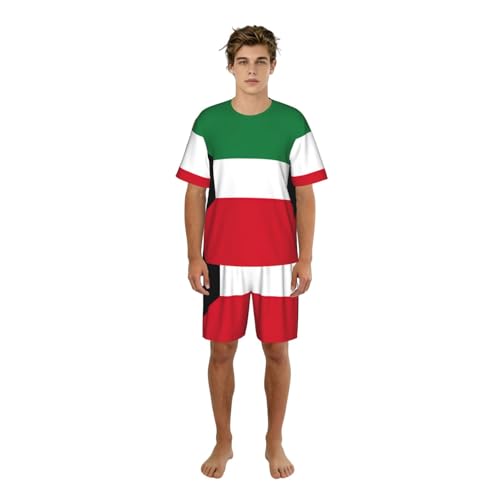 Pyjama koweïtien pour homme élégant en tissu fluide haut de gamme