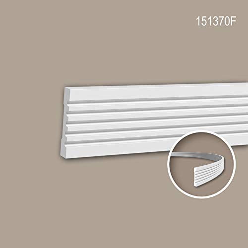 Cimaise flexible pour masquer les défauts des murs concaves 2m