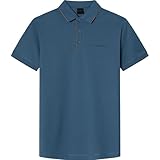Polo de algodón azul Hackett London HS Resort Tipped Polo, Azul (Azul Cambray), M para Hombre