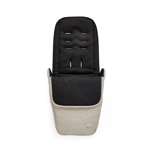 Silver Cross Clic 2 Fußsack, Kinderwagen-Zubehör, Kinderwagen-Schlafsack, Fußwärmer, wasserabweisend, Latte