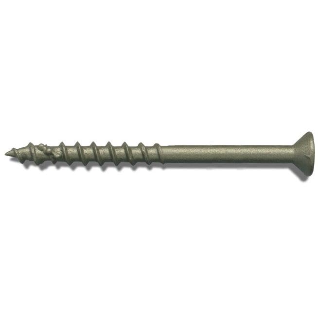 Plus DAC250BSQ #9 x 2-1/2" Exterior Self Drilling Wood Screws with DuracoatXT - Square Drive Head 2500 per Package