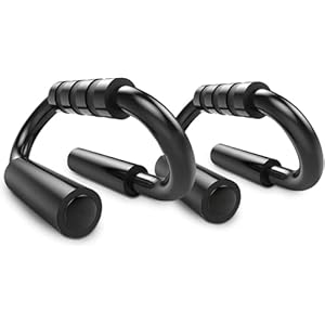 Push Up Bars, Push-up Handles, Set Of 2 Extra Thick Non Slip Foam Grip, Unique Sturdy Structure Push Up Stands, Perfect Strength Training Home Gym Push Up Handles For Floor