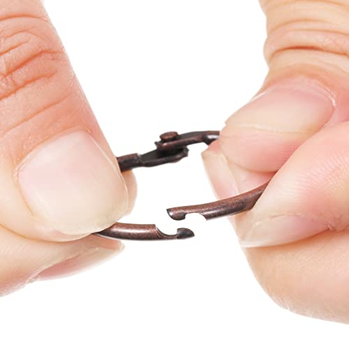 Boao 60-Piece Multi-Color Metal Loose Leaf Binder Rings #TOP21
