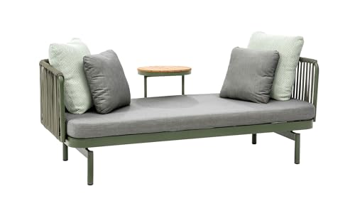 dasmöbelwerk Lounge Sofa Milano Multifunktionssofa inkl. Tisch Rope Loungemöbel Gartenlounge