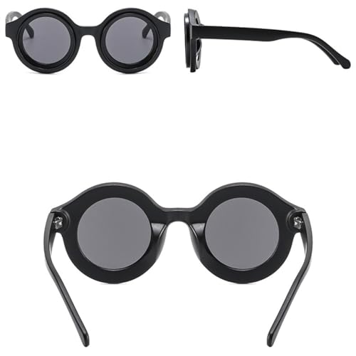 Lunettes de soleil rondes protégeant vos yeux avec style en plein soleil - 5