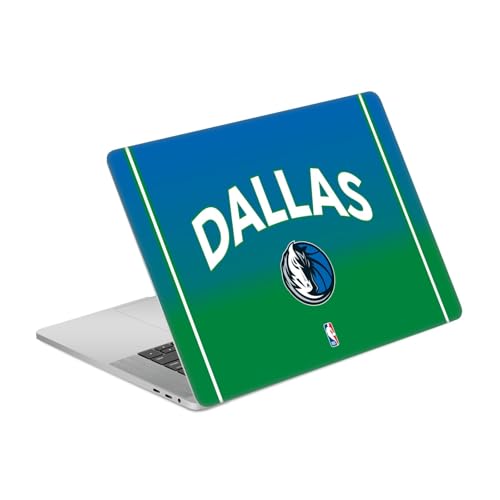 Head Case Designs Officially Licensed NBA Retro Design Dallas Mavericks Logo Vinyl Sticker Skin Decal Cover Compatible with MacBook Pro 15.4' A1707/A1990