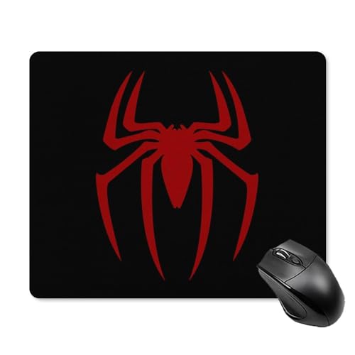 Keebik Gaming Mouse Pad, Red Spider Mouse Pad 7.1x8.7 Inch Small Computer Mouse Mat Keyboard Desk Mousepad for Gaming, Office, Home