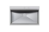 foster 1024 050 - lavello da cucina 1 vasca, materiale acciaio inox finitura spazzolato