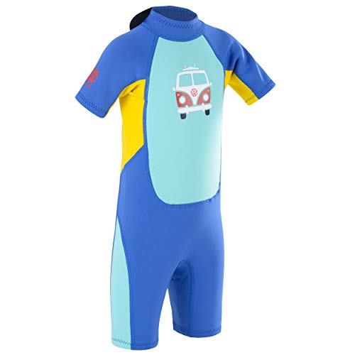 Board Masters VW Boys 2mm Shorty Wetsuit - Kids Summer Wetsuit with UPF 50+ Protection