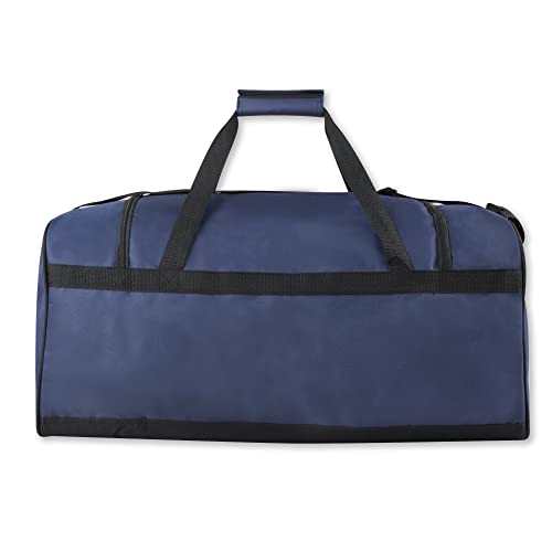 60 Litre Duffle Bag - Heavy Duty Extra Large Sports Gym Equipment Travel Duffel Bag for Men and Women (Blue) - Image 4
