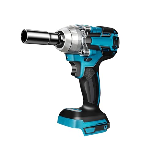 Tenddya Llave de impacto eléctrica de 1/2' con 6 llaves de vaso de alto par para neumáticos de coche (320 Nm, 1/2')