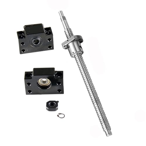 Vis à billes SFU1605 650mm avec écrou et supports de fixation BK12 BF12 - 2