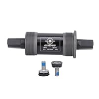 Fahrrad-Tretlager, quadratisch, konisch, für Mountainbike, MTB, Rennrad, Fatbike, optional, quadratisch, BSA 68 mm x 110,5/113/118/120/122,5 mm (68 x 122,5 mm)