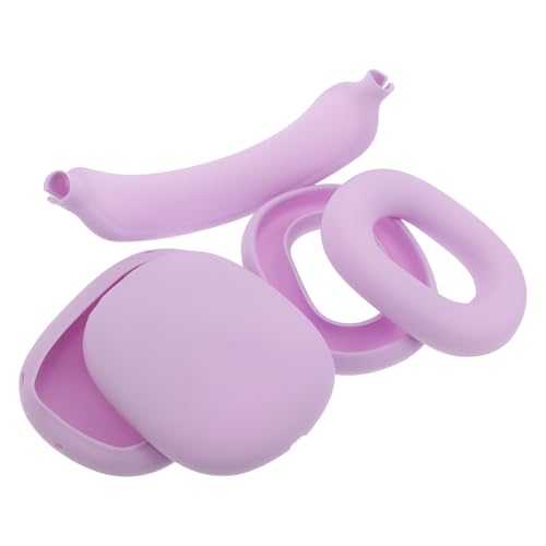 SEWACC Set 3 Pezzi Coperture per Auricolari Cuffie Over-ear in Silicone Antiscivolo, Protezione per Archetto Auricolare e Padiglioni, Custodia Leggera e Resistente per Uso Quotidiano,