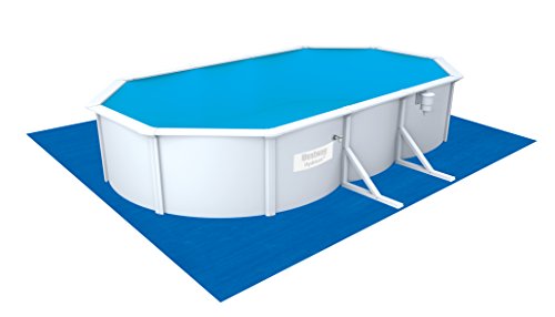 Hydrium Pool Set oval, mit Sandfilteranlage, Oberflächenskimmer, Leiter und Bodenplane, 610x360x120 cm, weiß – Bild 7