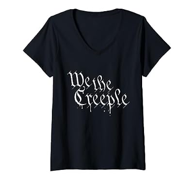 We The Creeple Funny espeluznante espeluznante Halloween Goth Girl Power Camiseta Cuello V | Ya disponible en tu tienda friki favorita! En mundofriki.es! We The Creeple Funny espeluznante espeluznante Halloween Goth Girl Power Camiseta Cuello V | Ya disponible en tu tienda friki favorita! En mundofriki.es!