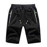 Cargo Shorts Herren Freizeit Shorts Wanderhose Jogginghose Herren Kurz Jogginghose Herren Kurz Leinenhose Herren Kurz Fashion Casual Herrenhosen Leichtgewicht Sommershort Basketball Hose Herren