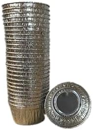 Moldes de aluminio para magdalenas de 4 onzas, moldes de aluminio desechables, aptos para congeladores y hornos, redondos de 3.5 pulgadas (50) disponible en Yaxa Venezuela