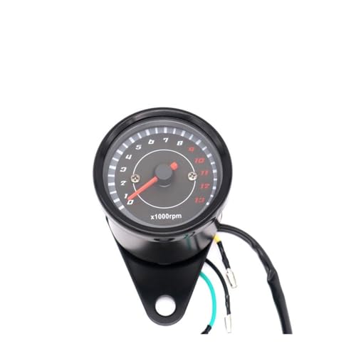 Tachymètre de moto rétroéclairé LED avec jauge de compte-tours