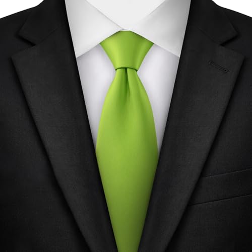 Image of Jacob Alexander Men's Extra Long Solid Color Tie