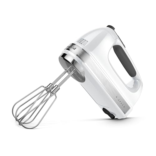 Image of KitchenAid 9 Speed Hand Mixer w /Accessories, KHM926, White (Pack of 2)