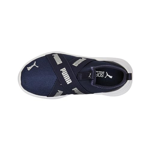 PUMA Kids Girls Wired Run Flash Slip On Running Sneakers Shoes - Blue4