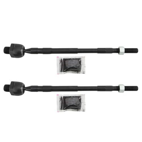 TRQ Front Inner Tie Rod Set 2 Piece Compatible with 2006-07 Subaru B9 Tribeca 08-14 Tribeca 08-14 Impreza 15-19 WRX STI