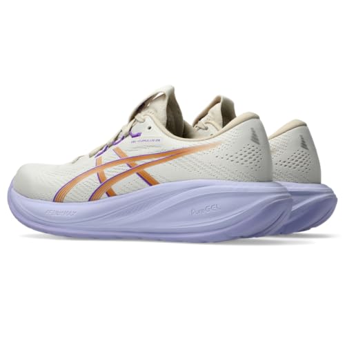 Image of ASICS Women's Gel-Cumulus 28 Running Shoes, 8, Oatmeal /Fresh AIR