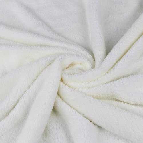 ROMASA Baby Hooded Bath Towel Ultra Soft and Absorbent Toddlers Bathrobe Newborn Blanket Shower Gifts (White Mouse) - Image 4