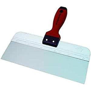 Marshalltown oppervlakte spatel met DuraSoft handvat in roestvrij staal, gereedschap voor gipsplaten, afmetingen: 356×76 mm