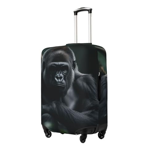 Jungle Gorilla Travel Luggage Covers For Suitcase Elastic Suitcase Protector Anti-Scratch Spandex Baggage Covers Fits 18-32 Inch Luggage Medium2