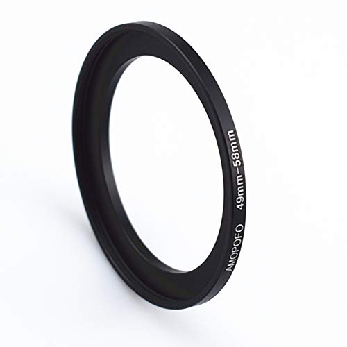 Image of 49mm to 58mm Step-Up Ring Filter adapter /49mm to 58mm Camera Filter Ring ;Compatible All Brands 49mm Lens and 58mm UV,ND,CPL,Metal Step Up Ring