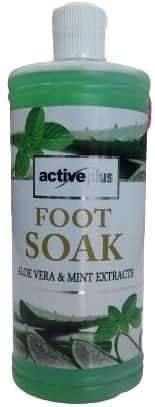 Active Plus Foot Soak Callus Remover Aloe Vera & Mint Extract Liquid Gel 1000ml