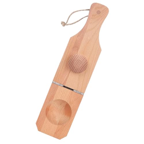 Exaomble Foldable Plantain Press Tostones Smasher Wooden Kitchen Tool For Banana And Potato Mashing Baking Accessories