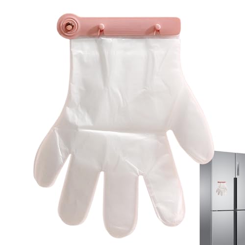 Soporte para guantes para montaje en pared, almacenamiento de manoplas para el hogar, organizador multifuncional montado en la pared con 100 guantes, suministros para el hogar y restaurantes