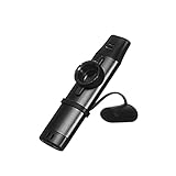Kazoo mit 5 Mundmembranen, Kazoo Musikinstrumente aus Metall für Kinder, Kazoo Einstellbarer Ton Kazoo für Musikliebhaber für Kinder/Erwachsene (Schwarz)