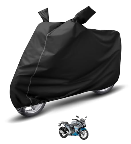 Image of Auto Hub Waterproof Bike Cover Compatible with Yamaha Fazer Dustproof, UV Protection Two Wheeler Bike Fazer Cover - Black