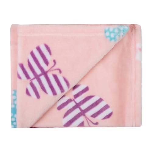 Image of Flannel Toddler Blanket - 50 inchx40 inch Soft Kids Throw for Boys & Girls - Perfect for Naptime, Travel & Bedding (Annabella)