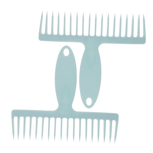 VALICLUD 2 Piezas Peinado Peinador Escoba Quitar El Pelo Peine Doméstico para El Cabello Limpieza del Cabello En El Baño Herramienta para Limpiar El Cabello con Escoba Suave Páginas Azul