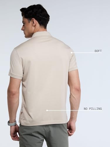 Image of CAVA Supima Polo T-Shirt for Men | Regular Fit, Ultra-Soft Supima Cotton, Lightweight, Polo Neck, Versatile Style | Casual to Formal Wear