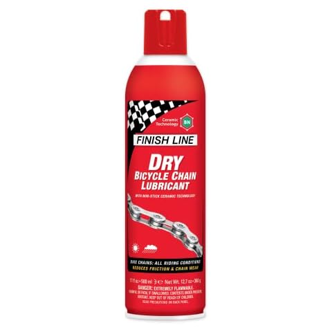 Finish Line DRY Bike Lubricant with Teflon (17-Ounce Aerosol) Cover