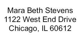 Custom Address Embosser - Hand-Held Embossing Stamp - Best for Books, Envelopes, Invitations - 1.625