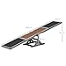 PawHut Hundewippe, Hunde Agility Wippe aus Holz, rutschfest Hunde Agilitäts Rampe für Hunde unter 30 kg, wetterfest Hundetraining Outdoor Hundesport für Balance, 180 x 30 x 30 cm Grau