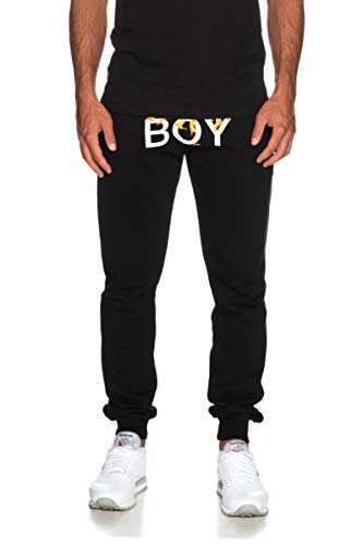  BOY LONDON Pantalone Tuta Uomo Nero
