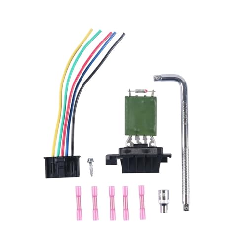 AC Fan Resistor Heater Blower Resistor Fit For Fiat GRANDE PUNTO Resister Wiring Loom Repair Plug 13248240 77364061 55702407