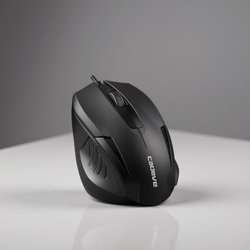 Image of Kaidiwei 001 Mouse | Wired USB for Business & Home | Precise Rapid Clicks for Laptop, PC, MacBook | Quiet & Comfortable | Ergonomic Design | 4000 DPI Sensor | Universal Compatibility