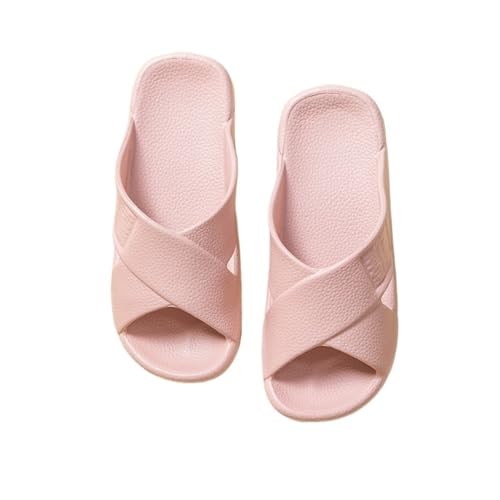 Bath Slippers Cross Design EVA Indoor Slippers for Men and Women for showering and indoor use(Purple,6)